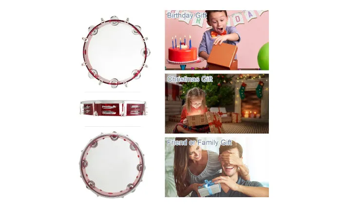 10 Inch Handheld Tambourine