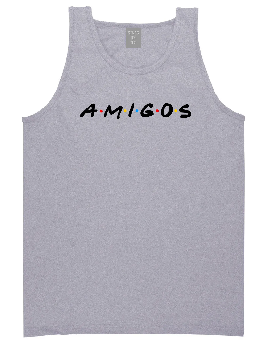 Amigos Funny Friends Spanish Mens Tank Top T-Shirt