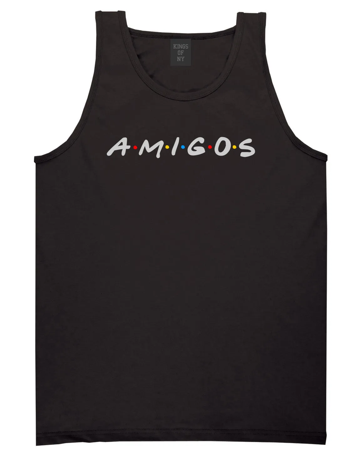 Amigos Funny Friends Spanish Mens Tank Top T-Shirt