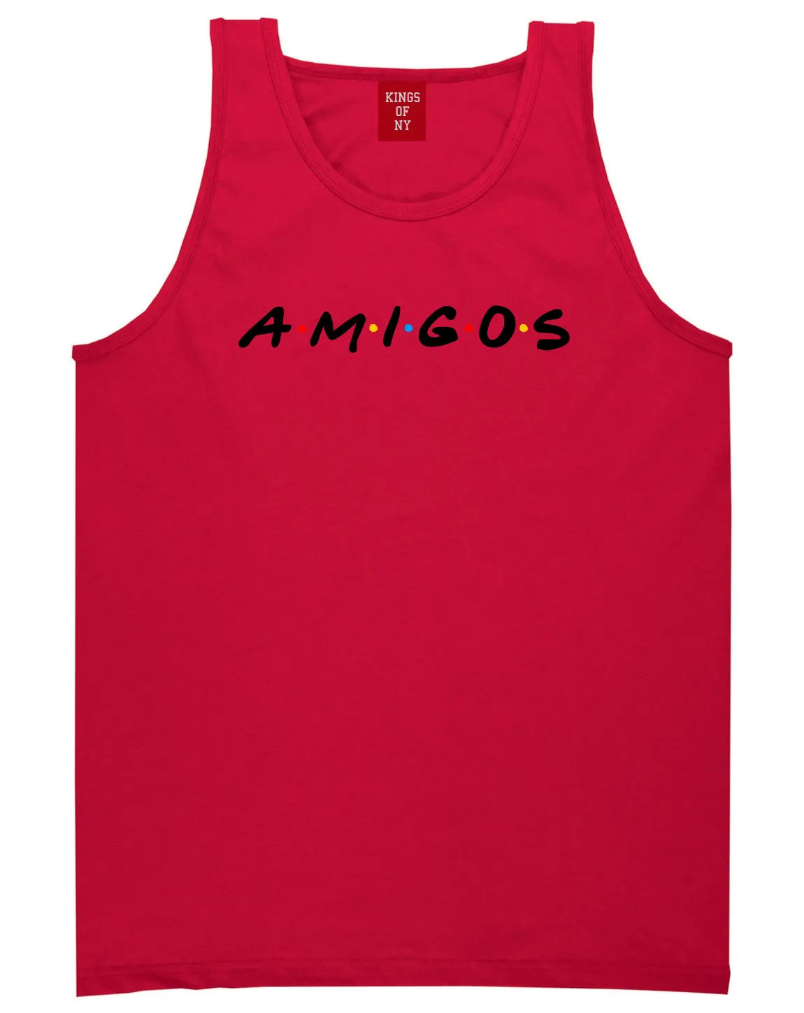 Amigos Funny Friends Spanish Mens Tank Top T-Shirt