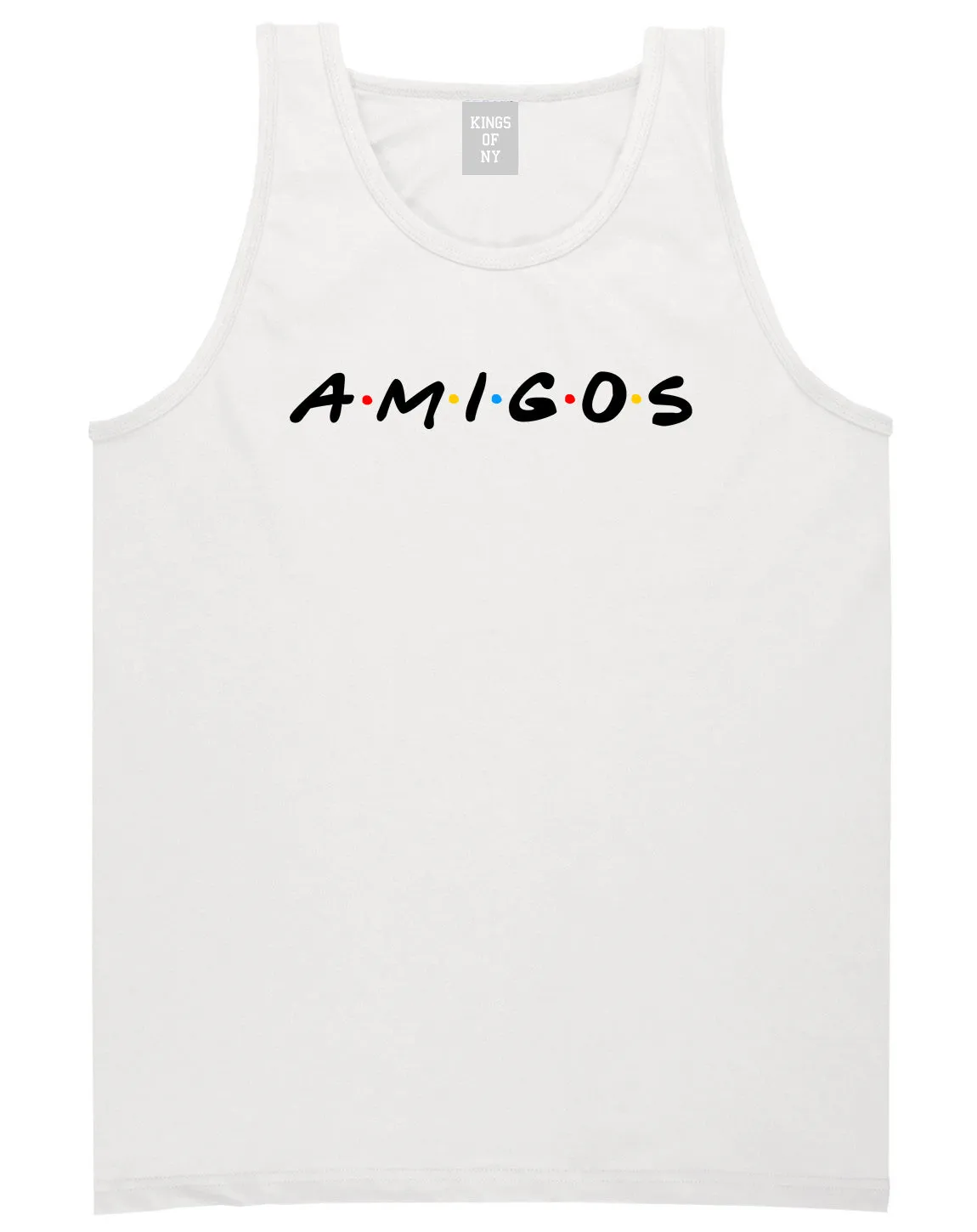 Amigos Funny Friends Spanish Mens Tank Top T-Shirt