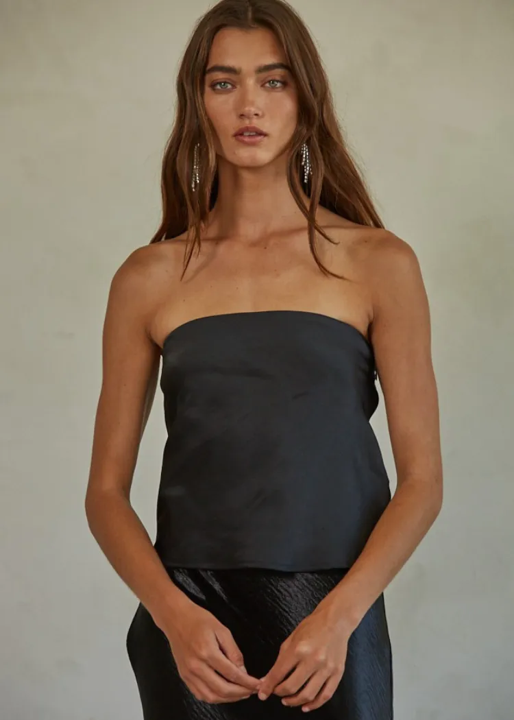 Amor Tube Top - Black ***FINAL SALE***