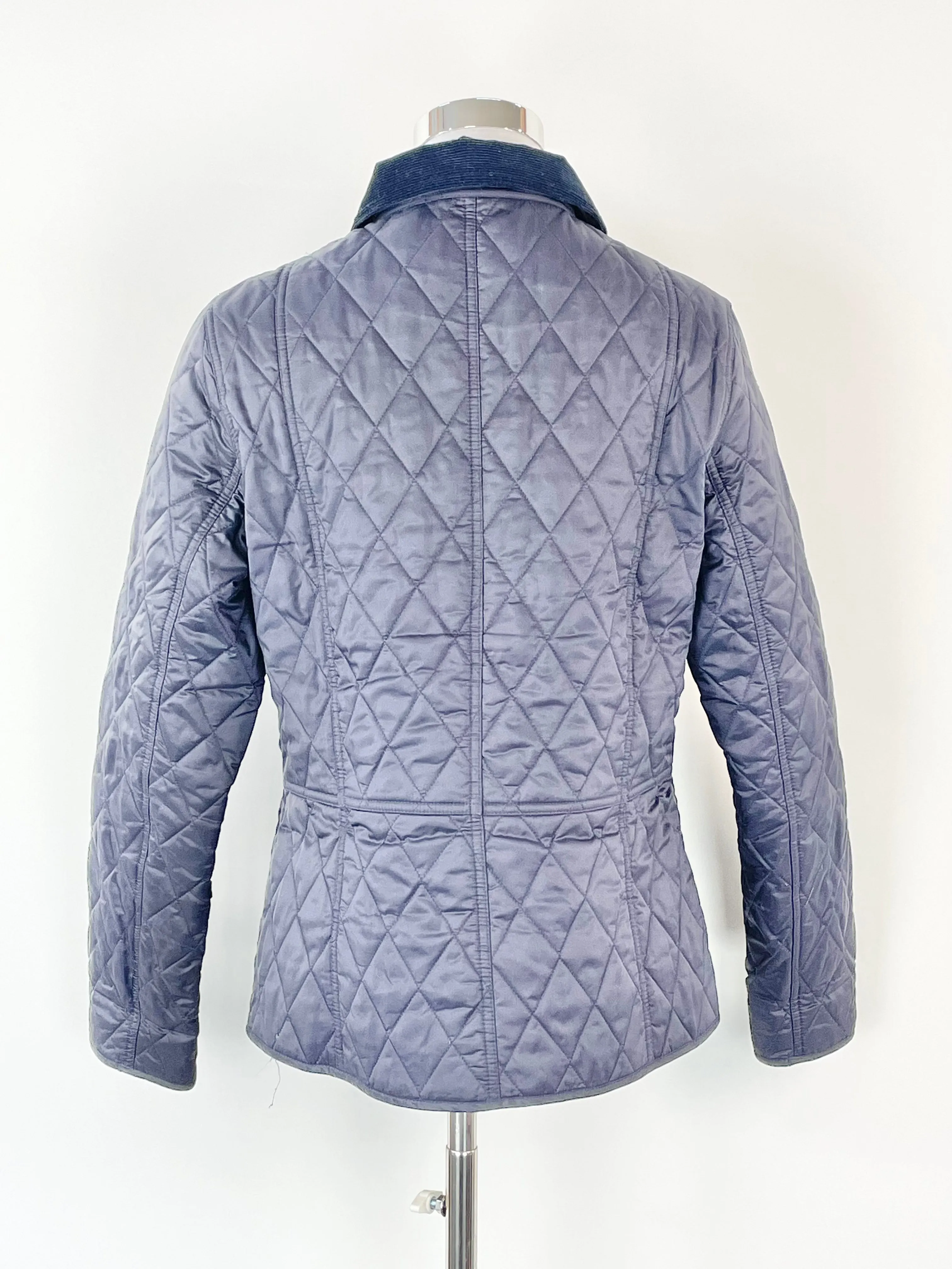 Barbour Navy Blue Liddesdale Quilted Jacket - AU12