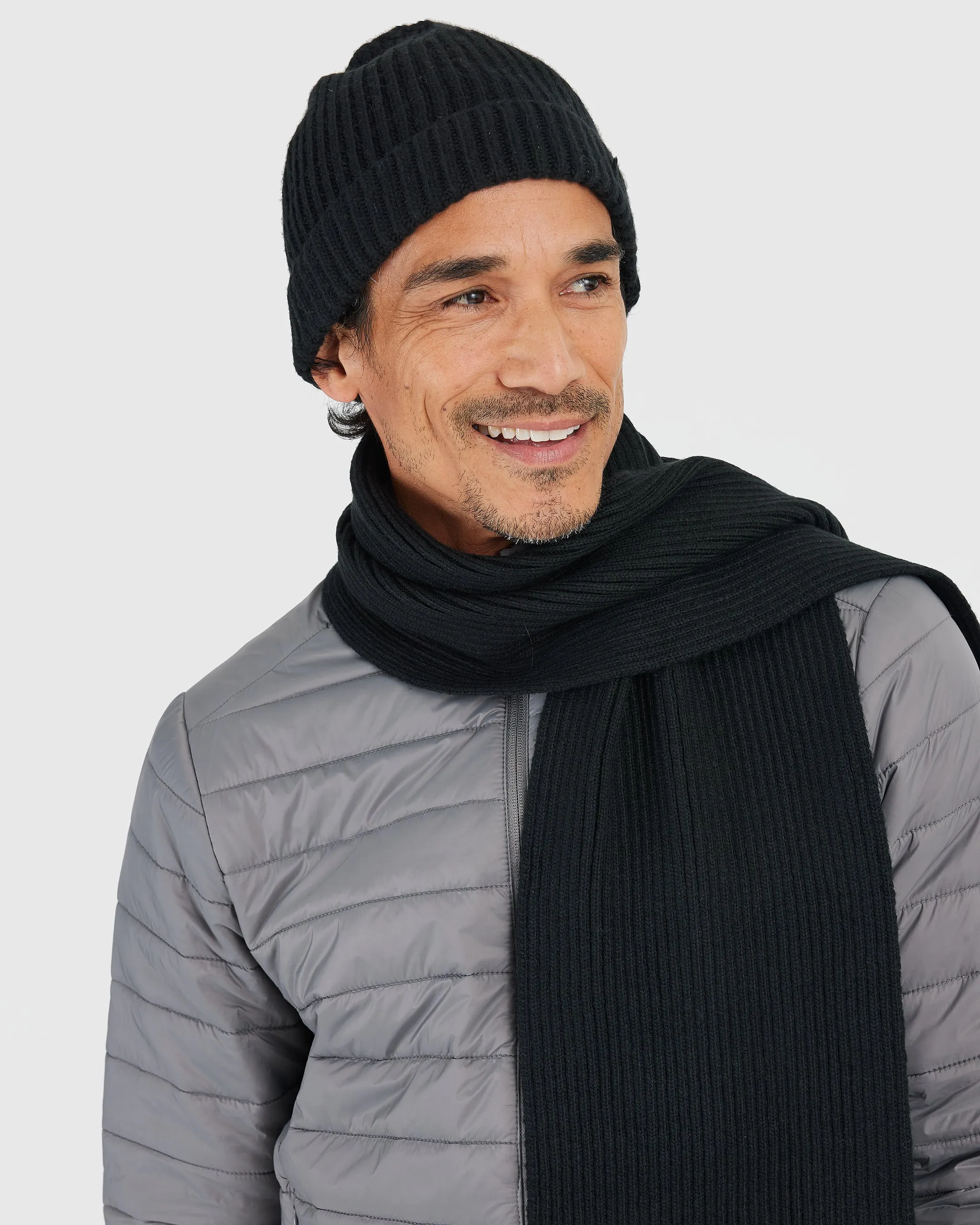 Black Sweater Scarf