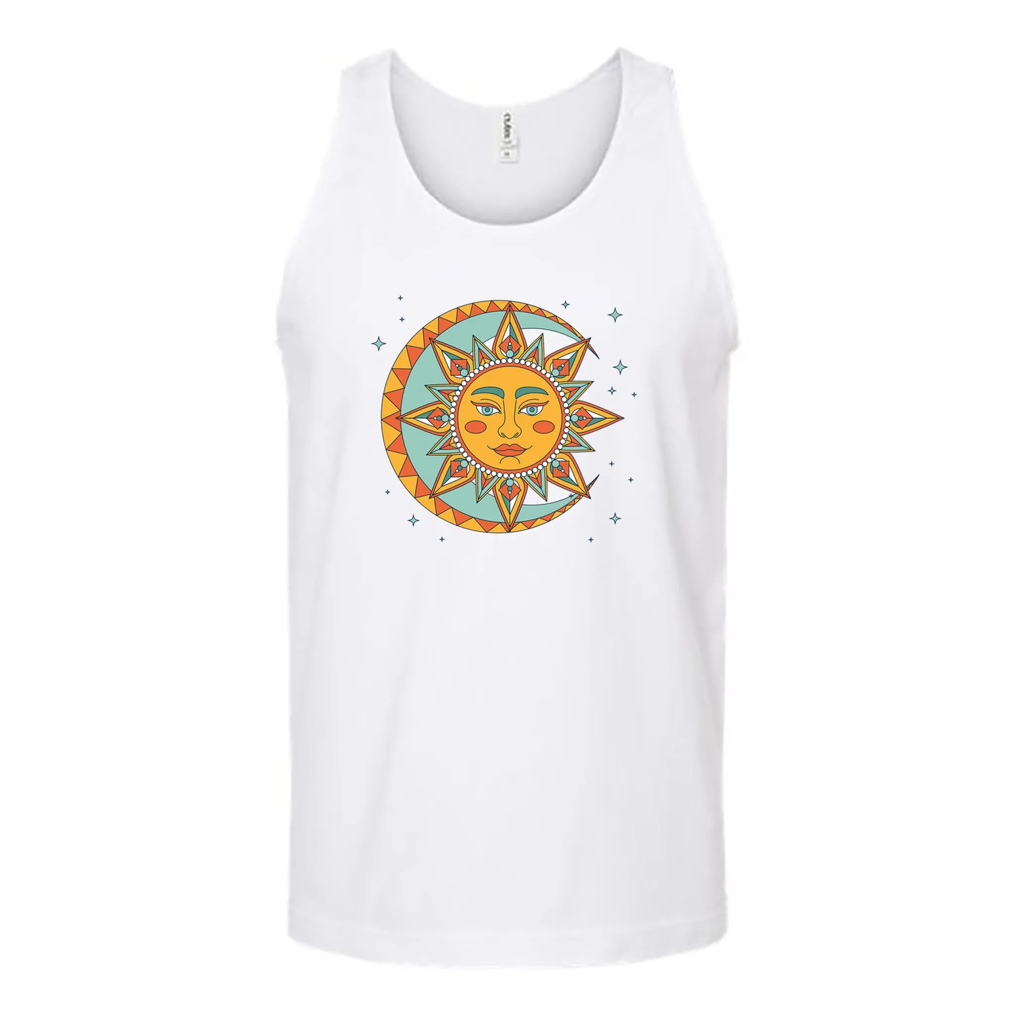 Boho Lunar Sun Unisex Tank Top