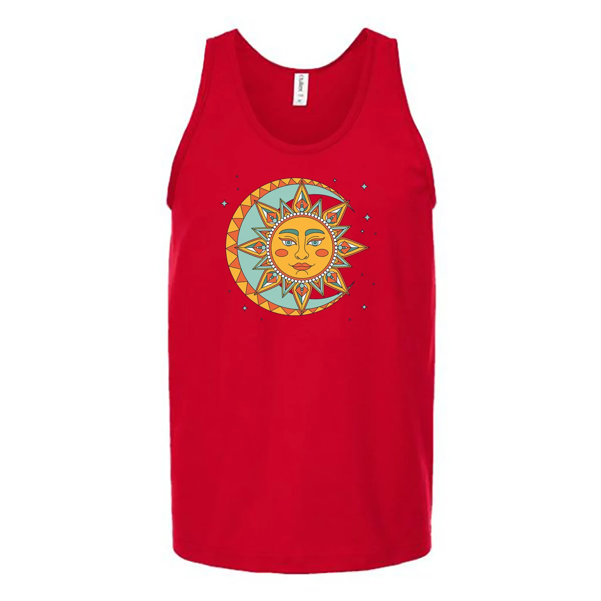 Boho Lunar Sun Unisex Tank Top