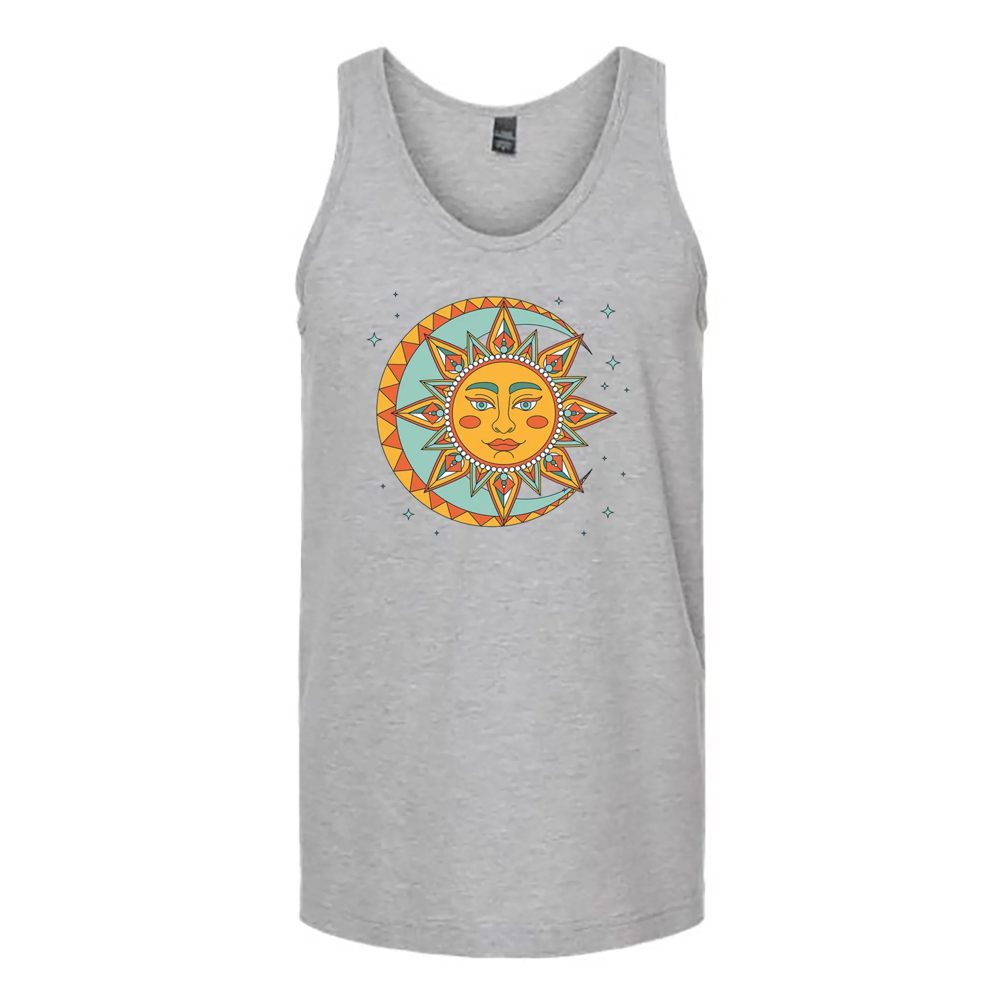 Boho Lunar Sun Unisex Tank Top