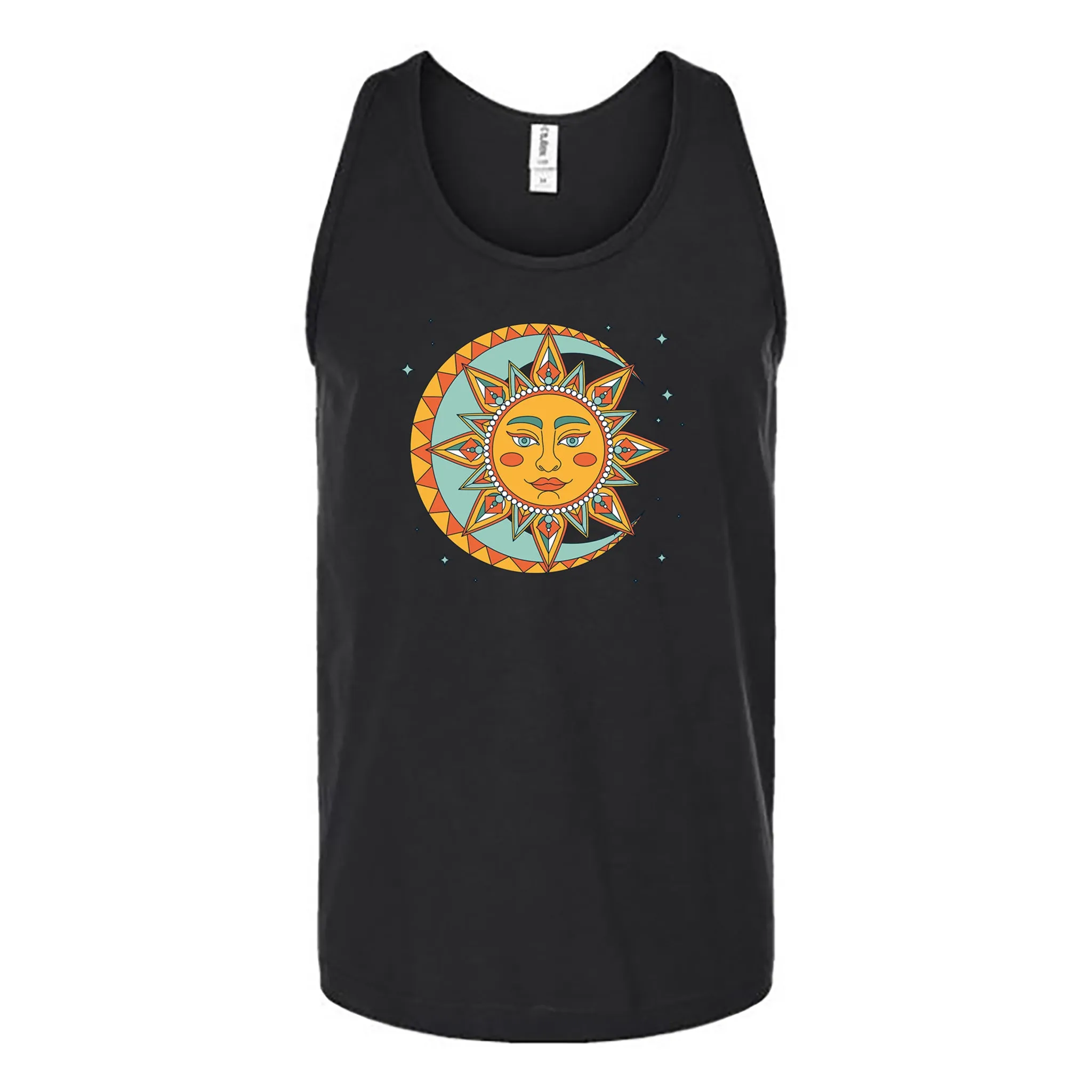 Boho Lunar Sun Unisex Tank Top