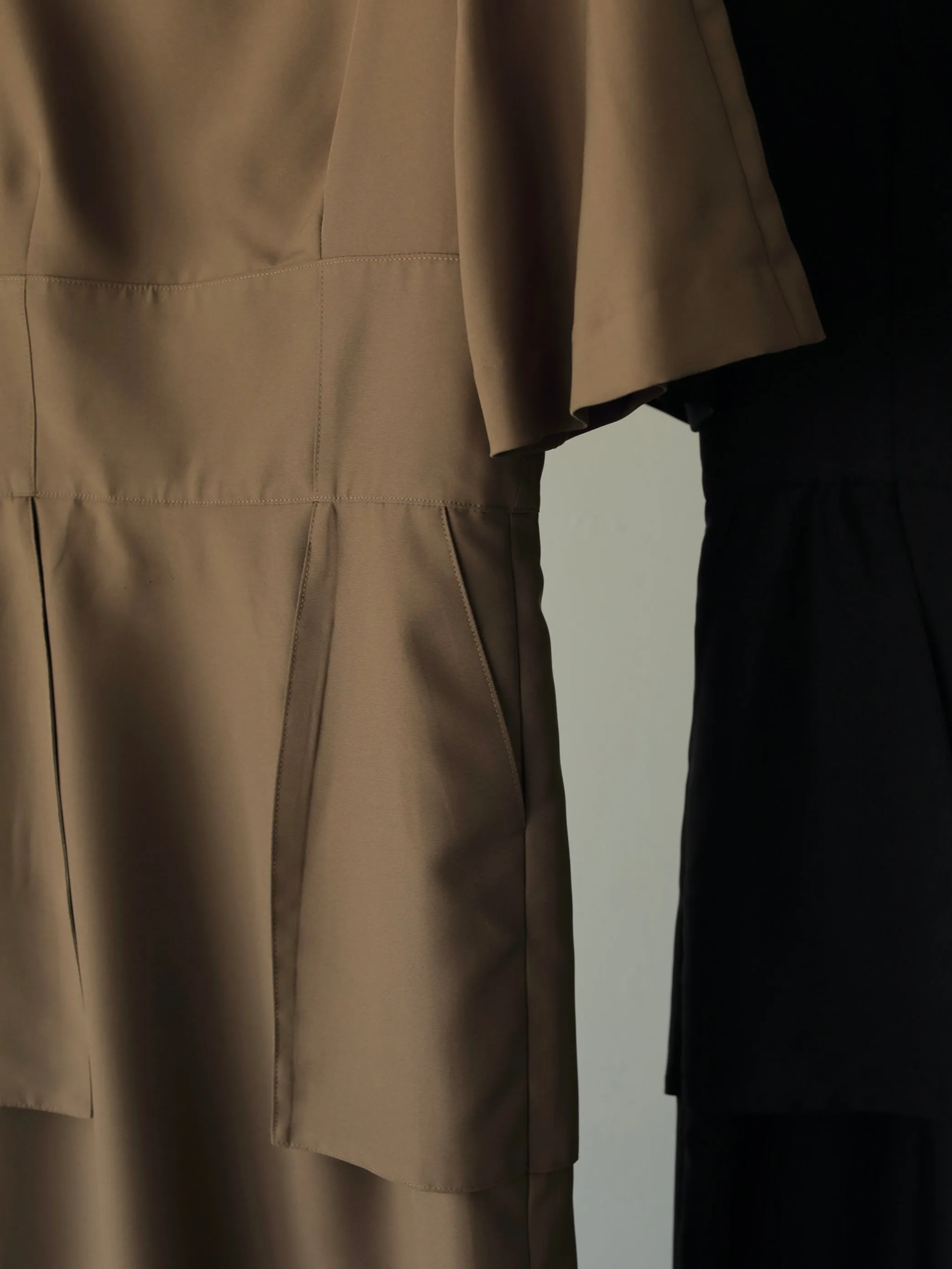 CAPE SLEEVE DRESS