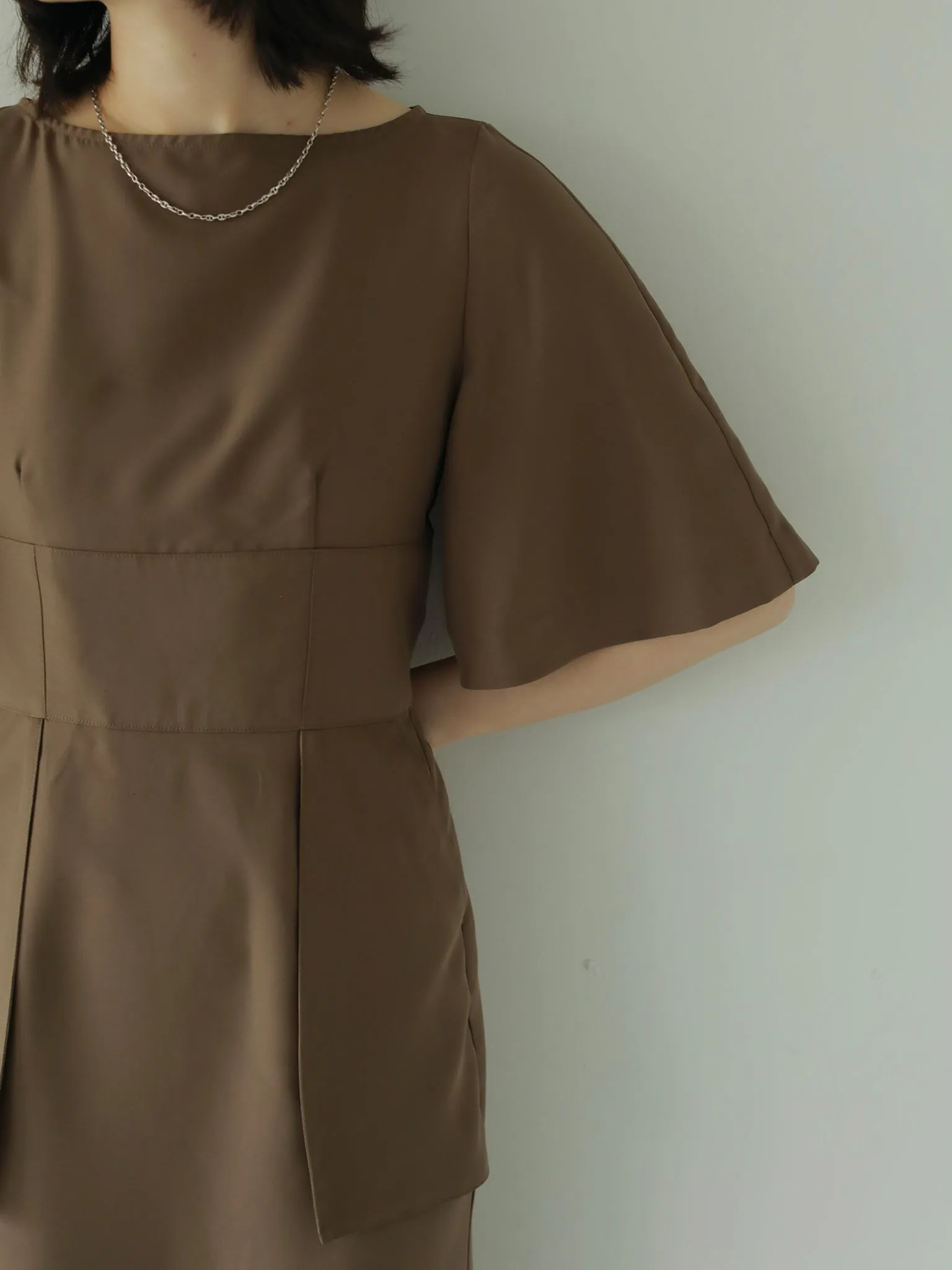CAPE SLEEVE DRESS