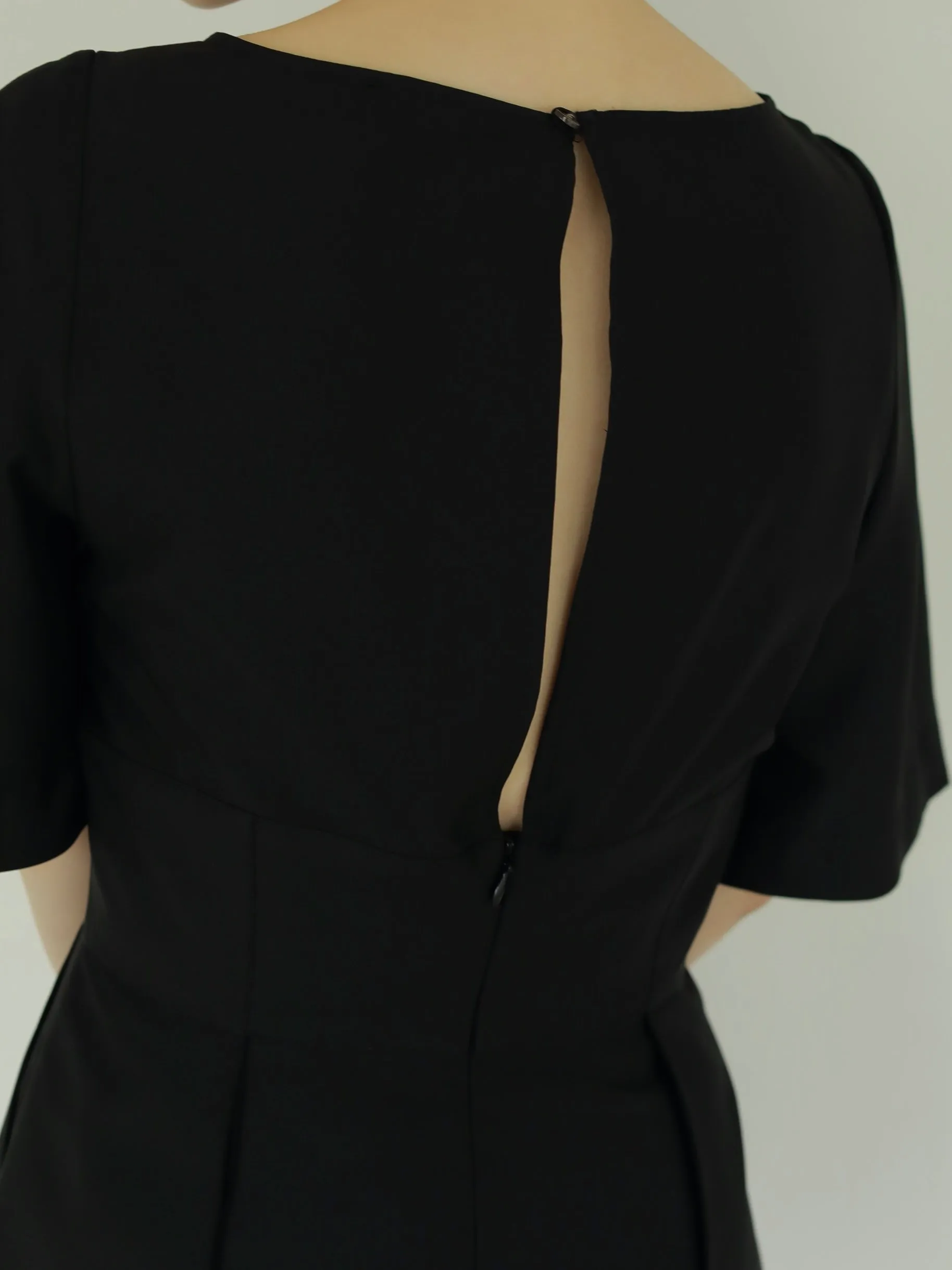 CAPE SLEEVE DRESS