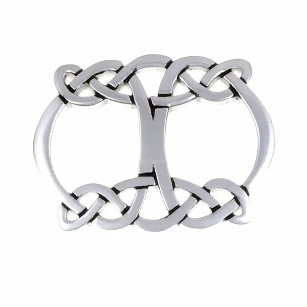 Celtic Knot Openwork Scarf Ring