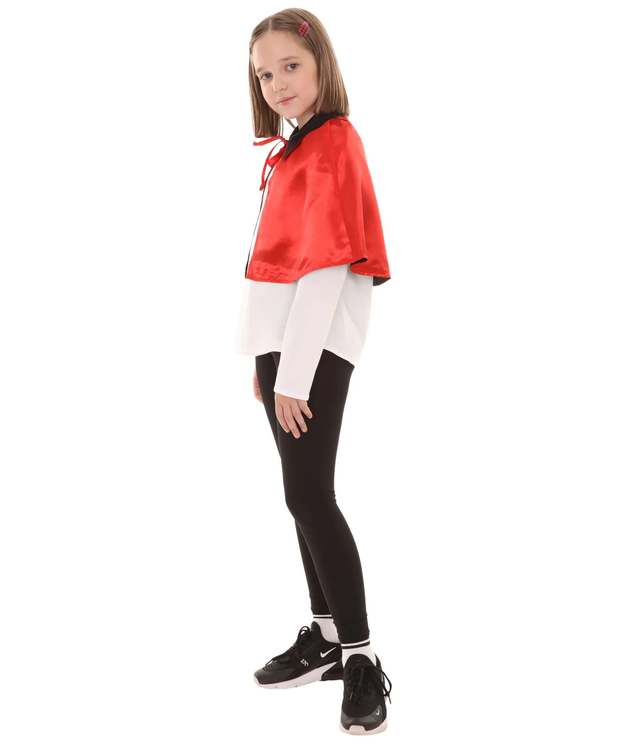 Child's Vampire Cape Costume | Red & Black Halloween Costume
