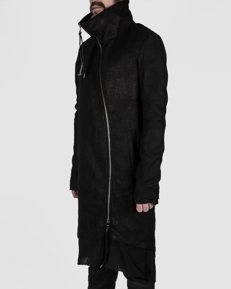 Coated highneck coat