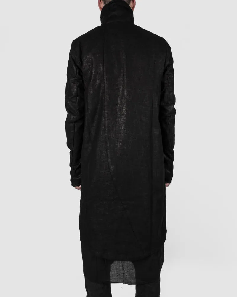 Coated highneck coat