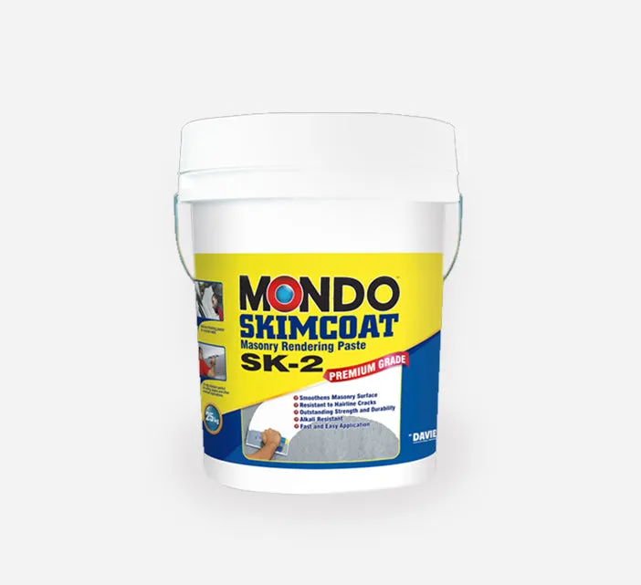 DAVIES MONDO SKIMCOAT MASONRY RENDERING PASTE 25KG