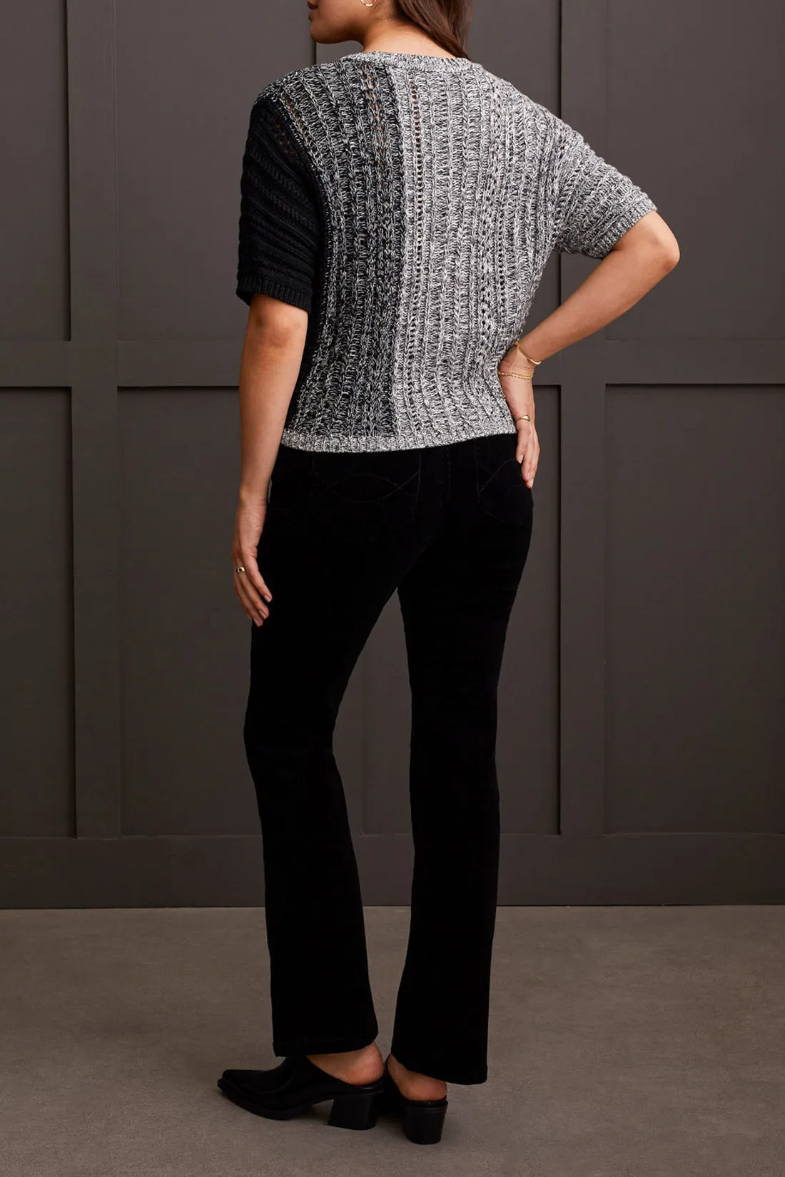 Dolman Elbow Sleeve Sweater