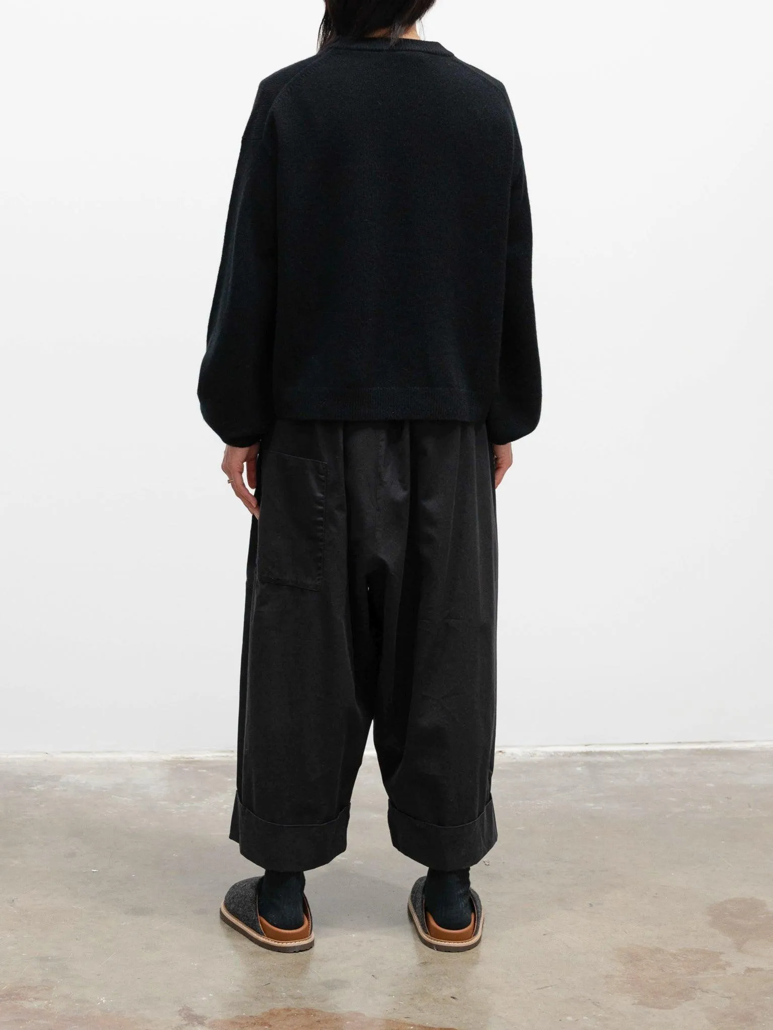 Ghia Extra Fine Lambswool Knit - Black