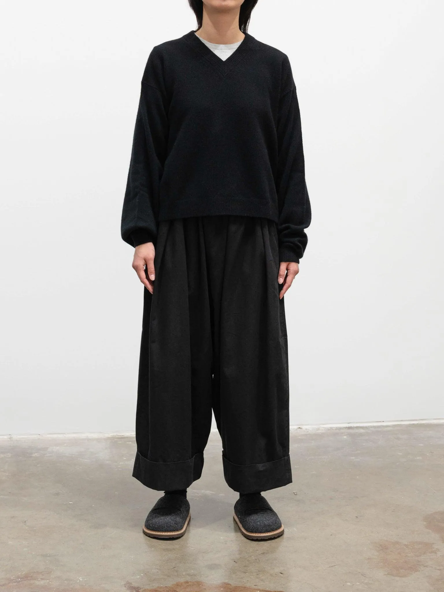 Ghia Extra Fine Lambswool Knit - Black