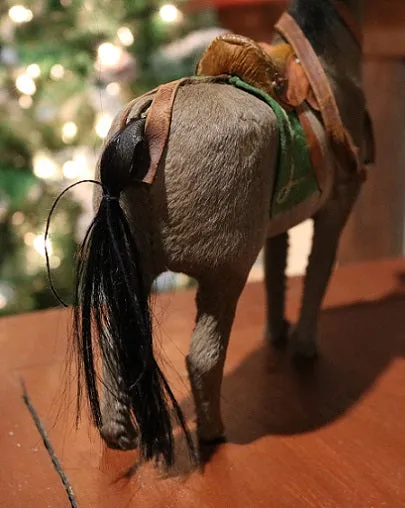 Horse Pull Toy and Paint Decorated Cart Fantastic