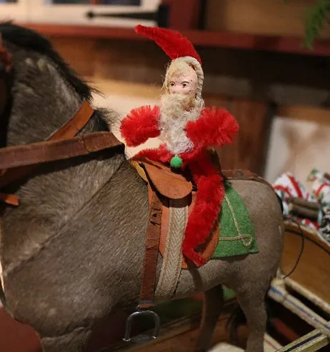 Horse Pull Toy and Paint Decorated Cart Fantastic