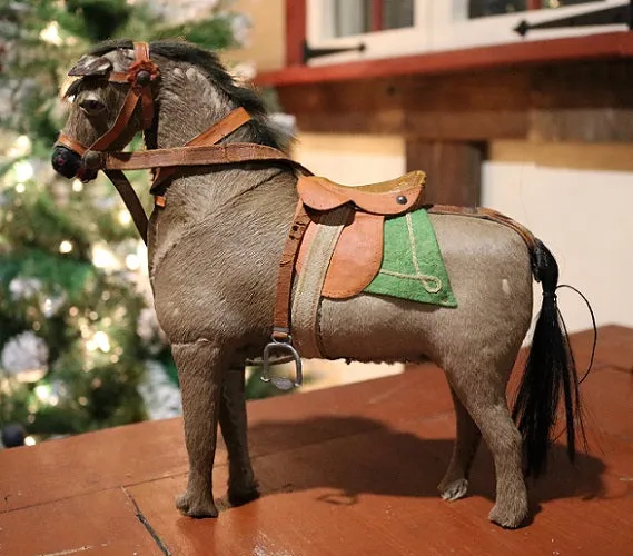 Horse Pull Toy and Paint Decorated Cart Fantastic