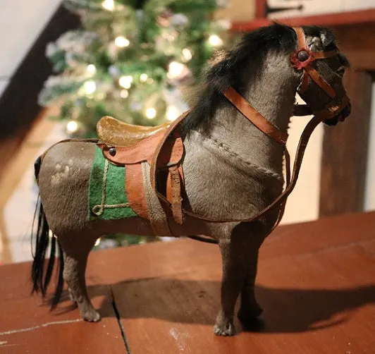Horse Pull Toy and Paint Decorated Cart Fantastic