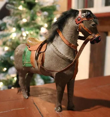Horse Pull Toy and Paint Decorated Cart Fantastic