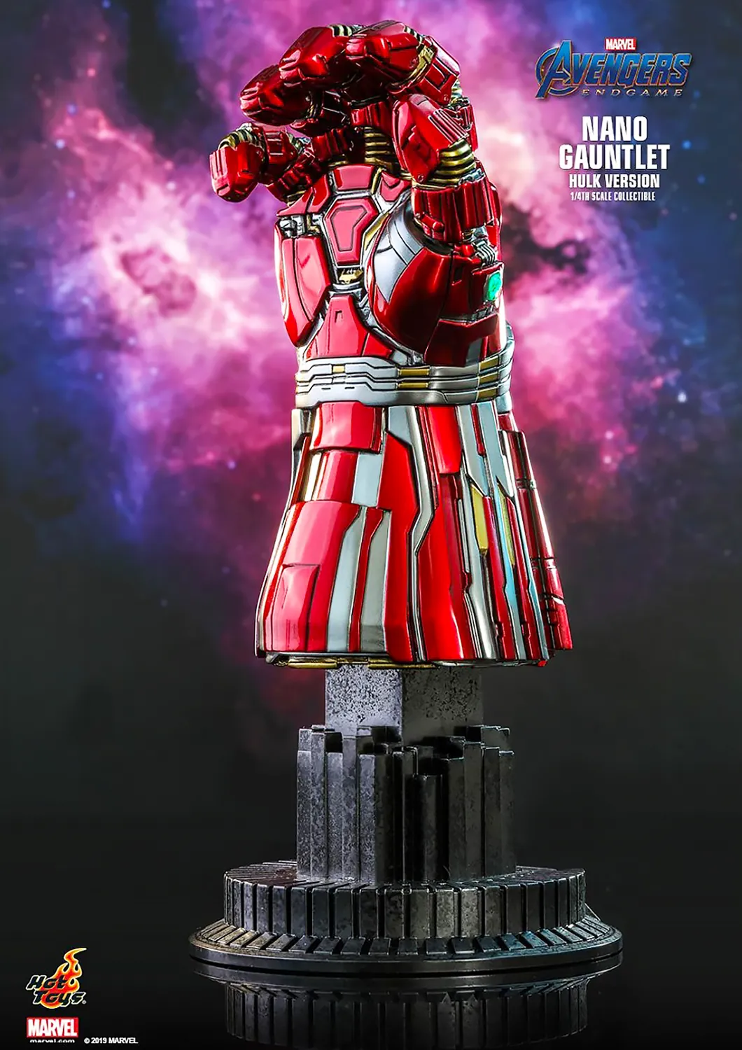 HOT TOYS AVENGERS MARVEL : ENDGAME NANO GAUNTLET (HULK VERSION) COLLECTIBLE 1/4 ACS009