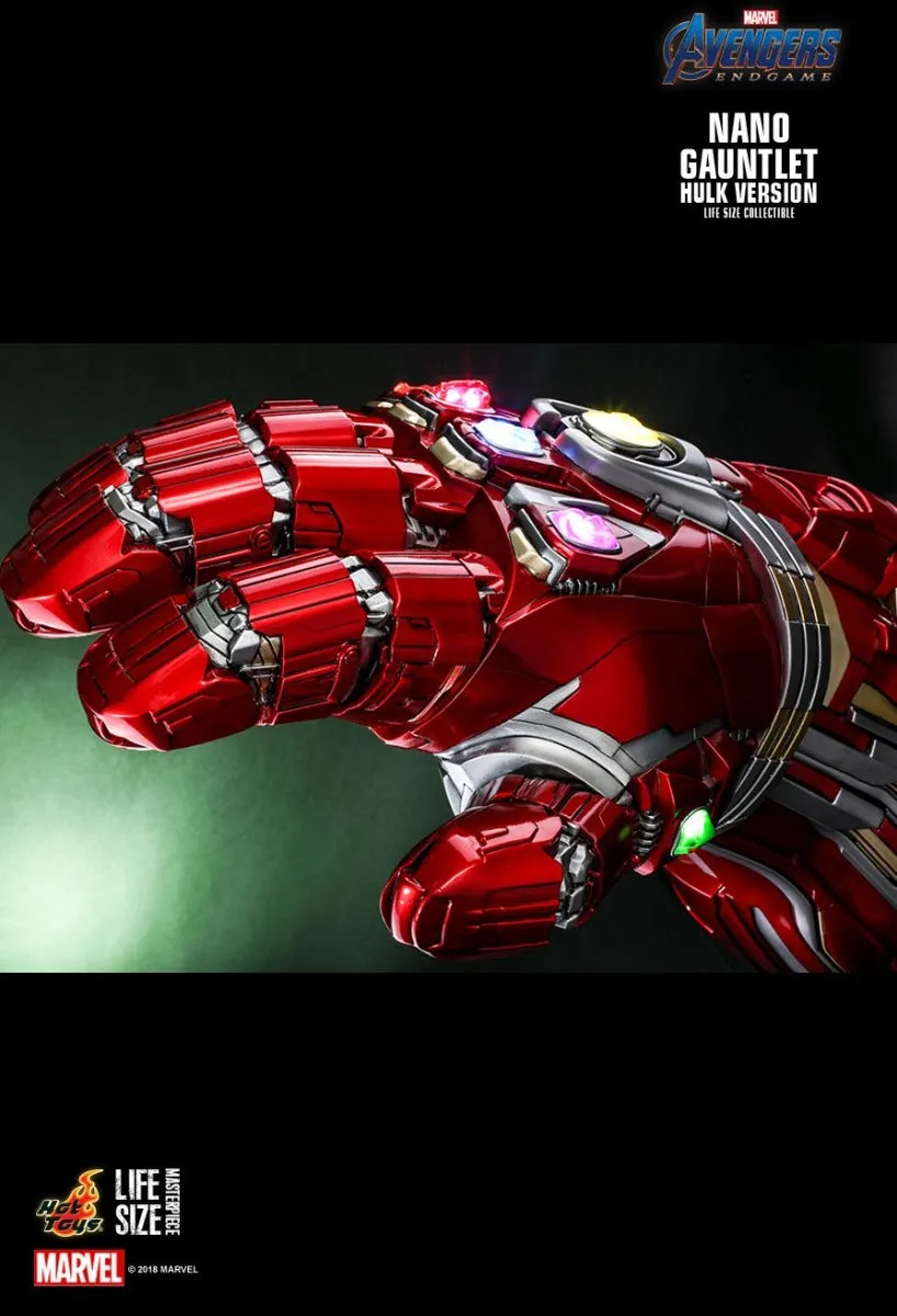 HOT TOYS MARVEL  AVENGERS ENDGAME NANO GAUNTLET (HULK VERSION) LIFE-SIZE COLLECTIBLE - LMS008