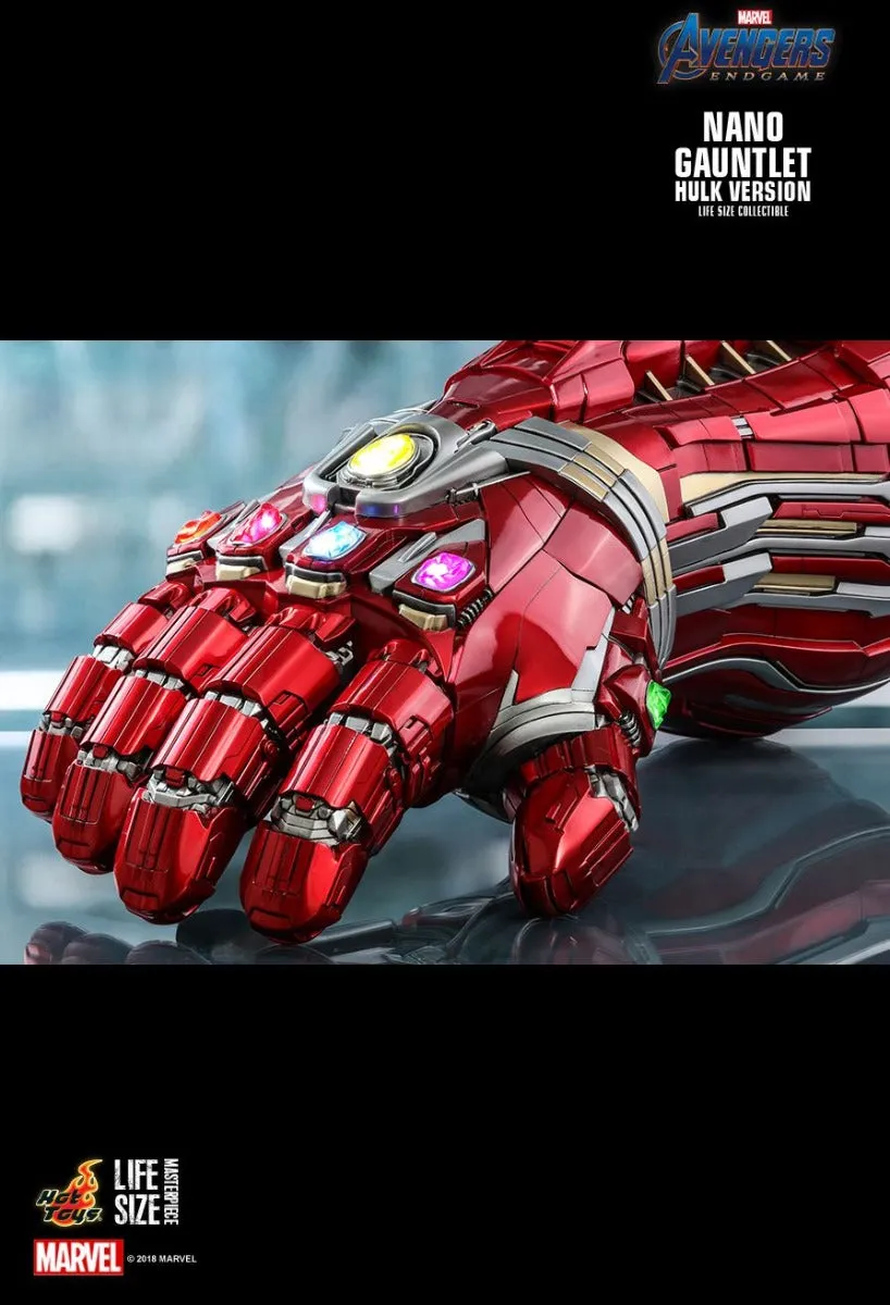 HOT TOYS MARVEL  AVENGERS ENDGAME NANO GAUNTLET (HULK VERSION) LIFE-SIZE COLLECTIBLE - LMS008