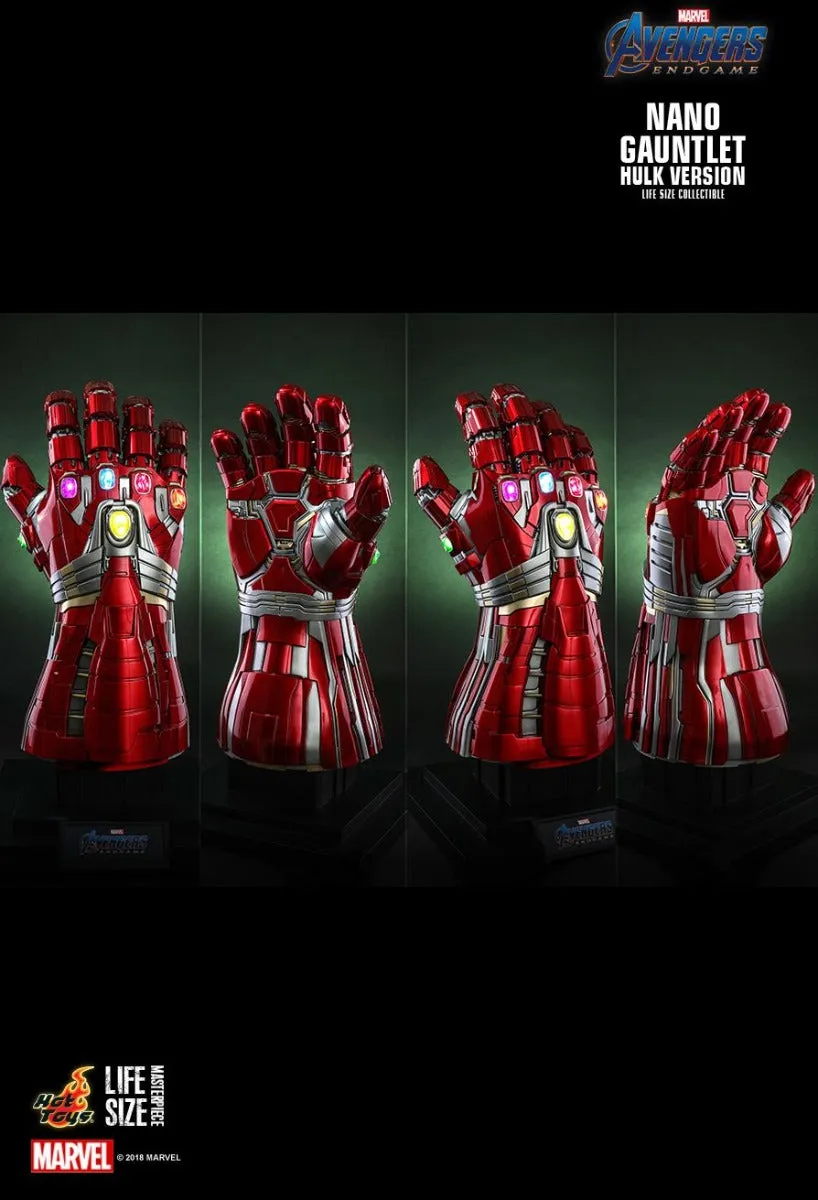 HOT TOYS MARVEL  AVENGERS ENDGAME NANO GAUNTLET (HULK VERSION) LIFE-SIZE COLLECTIBLE - LMS008
