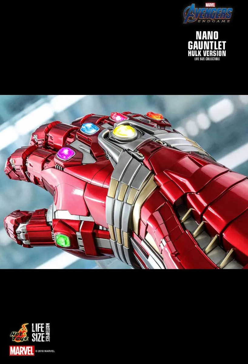 HOT TOYS MARVEL  AVENGERS ENDGAME NANO GAUNTLET (HULK VERSION) LIFE-SIZE COLLECTIBLE - LMS008