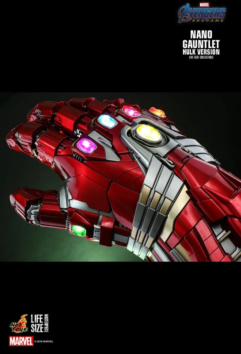 HOT TOYS MARVEL  AVENGERS ENDGAME NANO GAUNTLET (HULK VERSION) LIFE-SIZE COLLECTIBLE - LMS008
