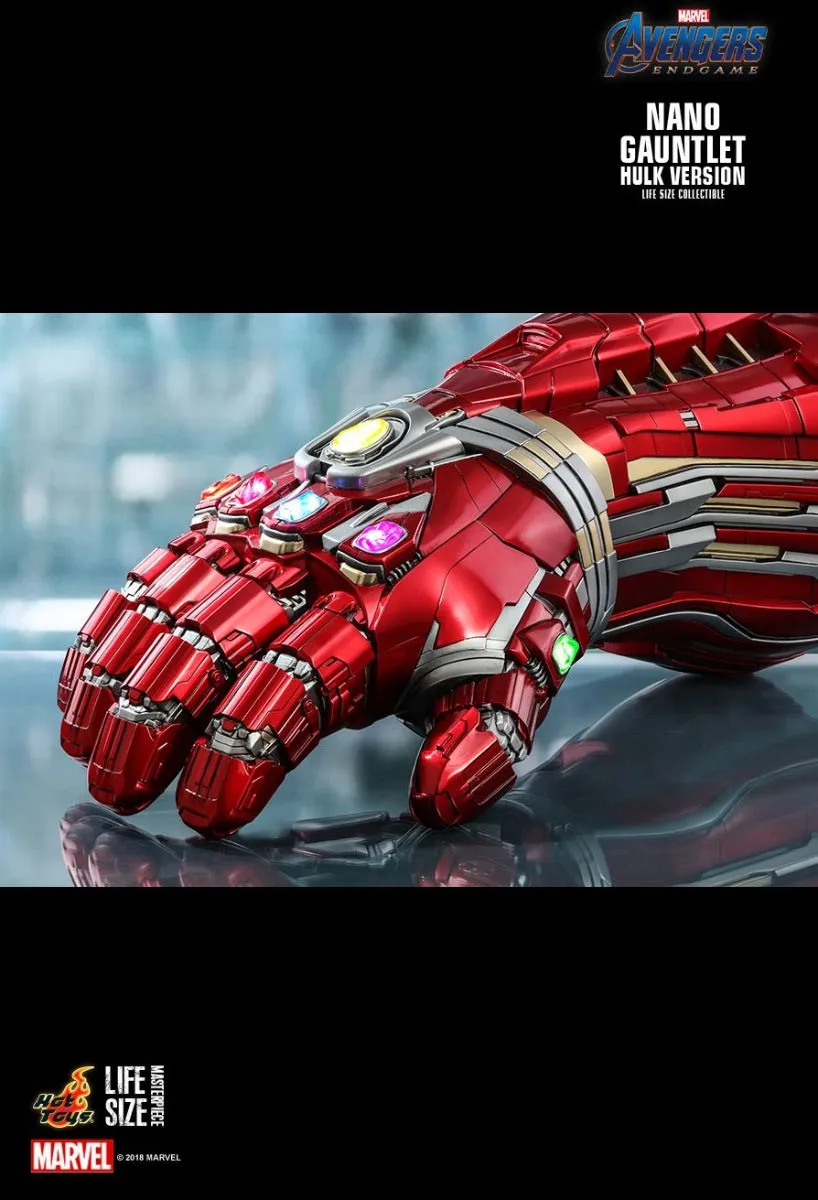 HOT TOYS MARVEL  AVENGERS ENDGAME NANO GAUNTLET (HULK VERSION) LIFE-SIZE COLLECTIBLE - LMS008