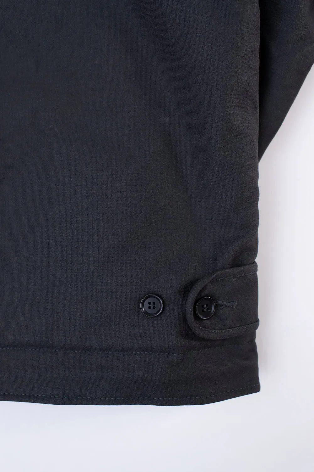 IHM-37-BLK - Oiled Whipcord N1 Deck Jacket - Black