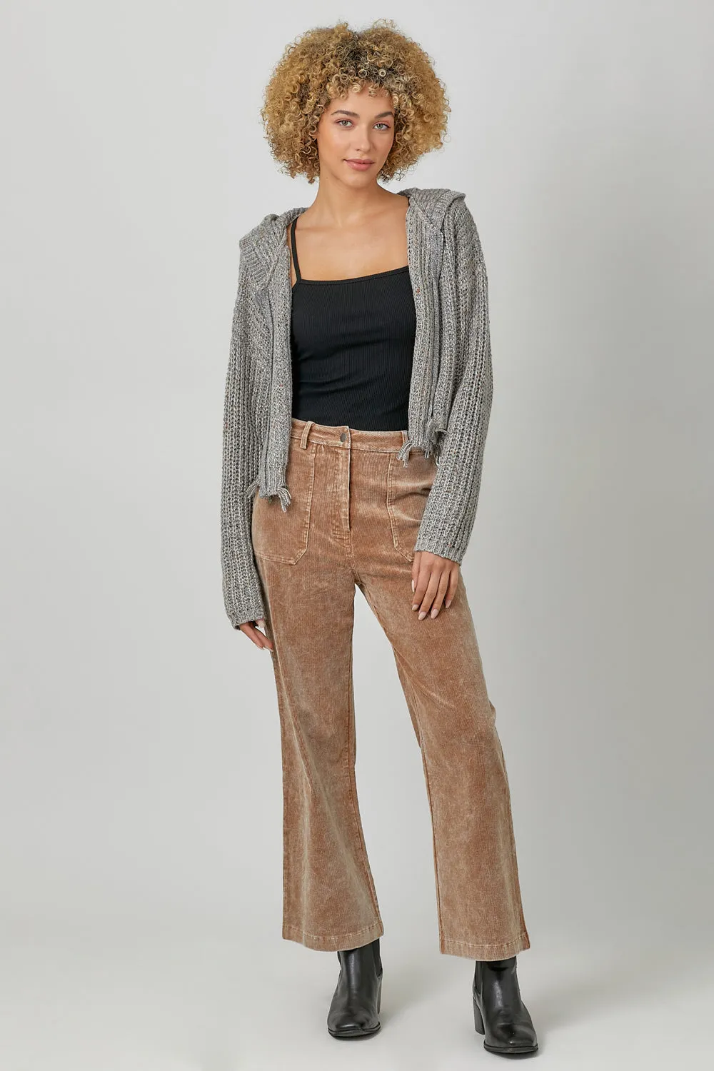 Laguna Distressed Zip-Up, Final SALE