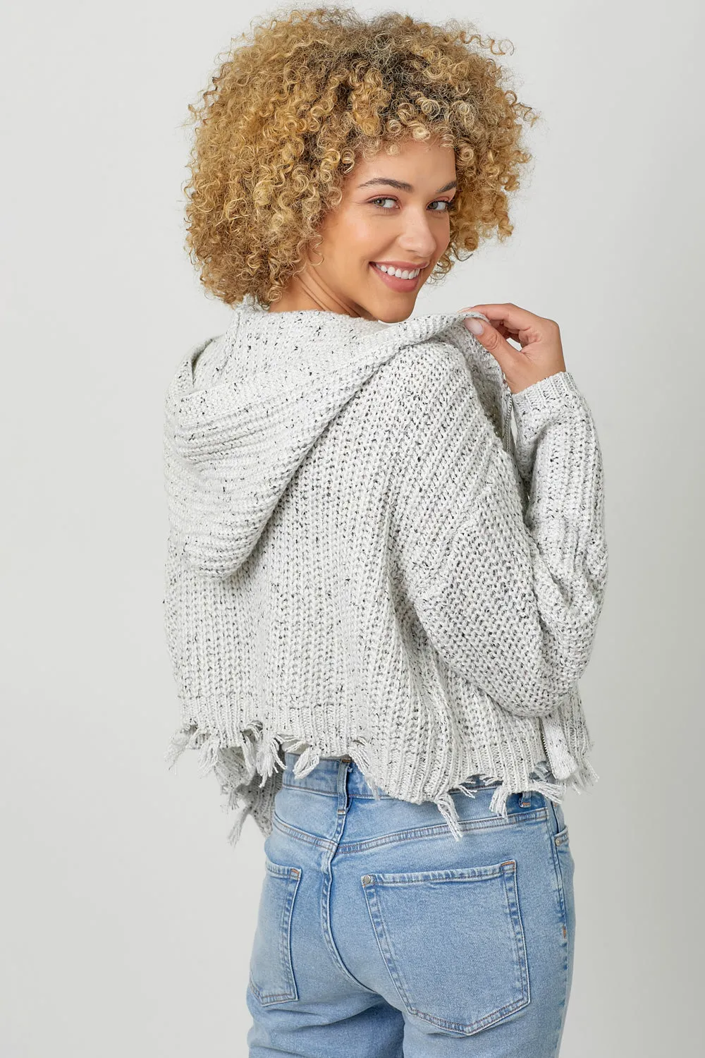 Laguna Distressed Zip-Up, Final SALE
