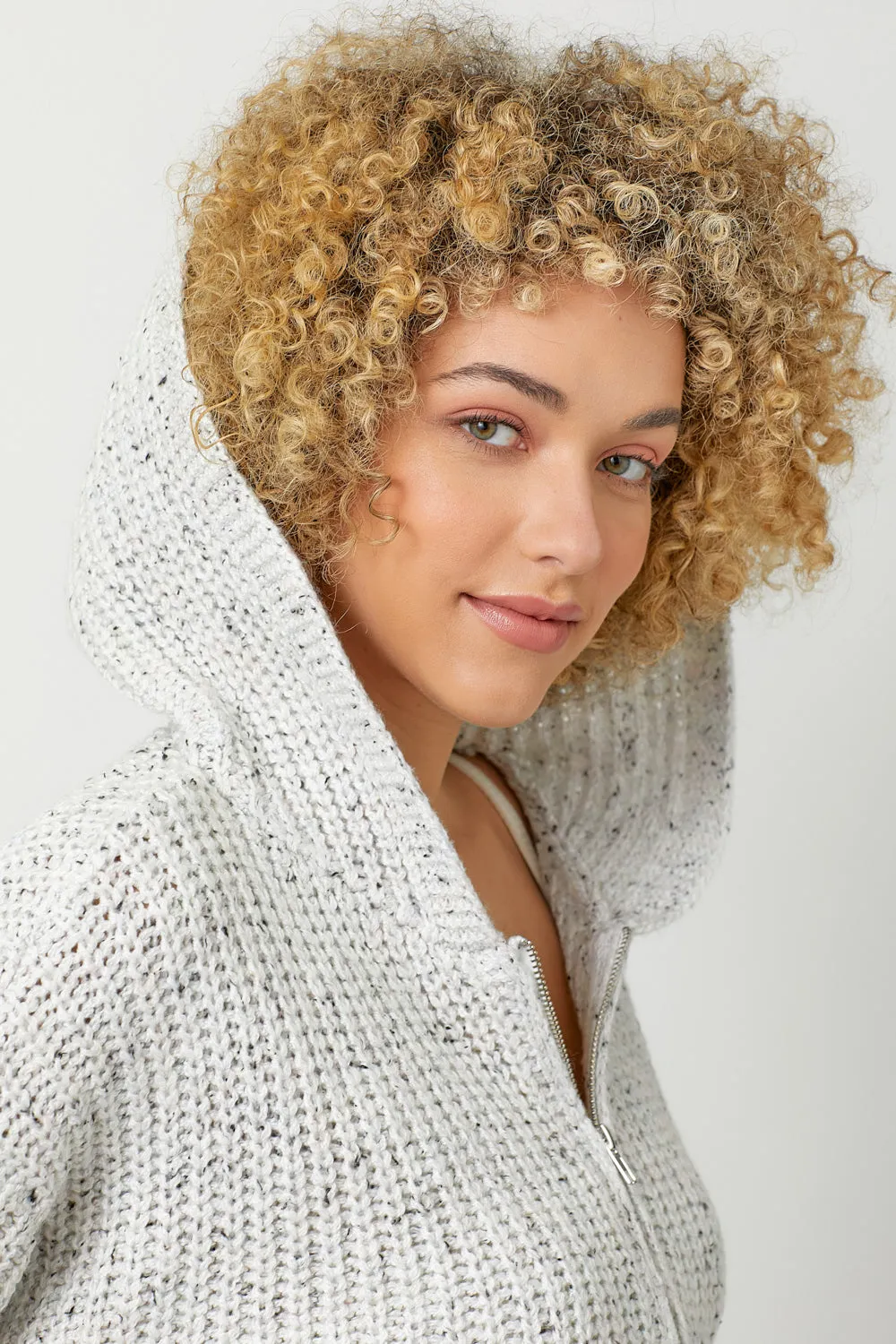 Laguna Distressed Zip-Up, Final SALE