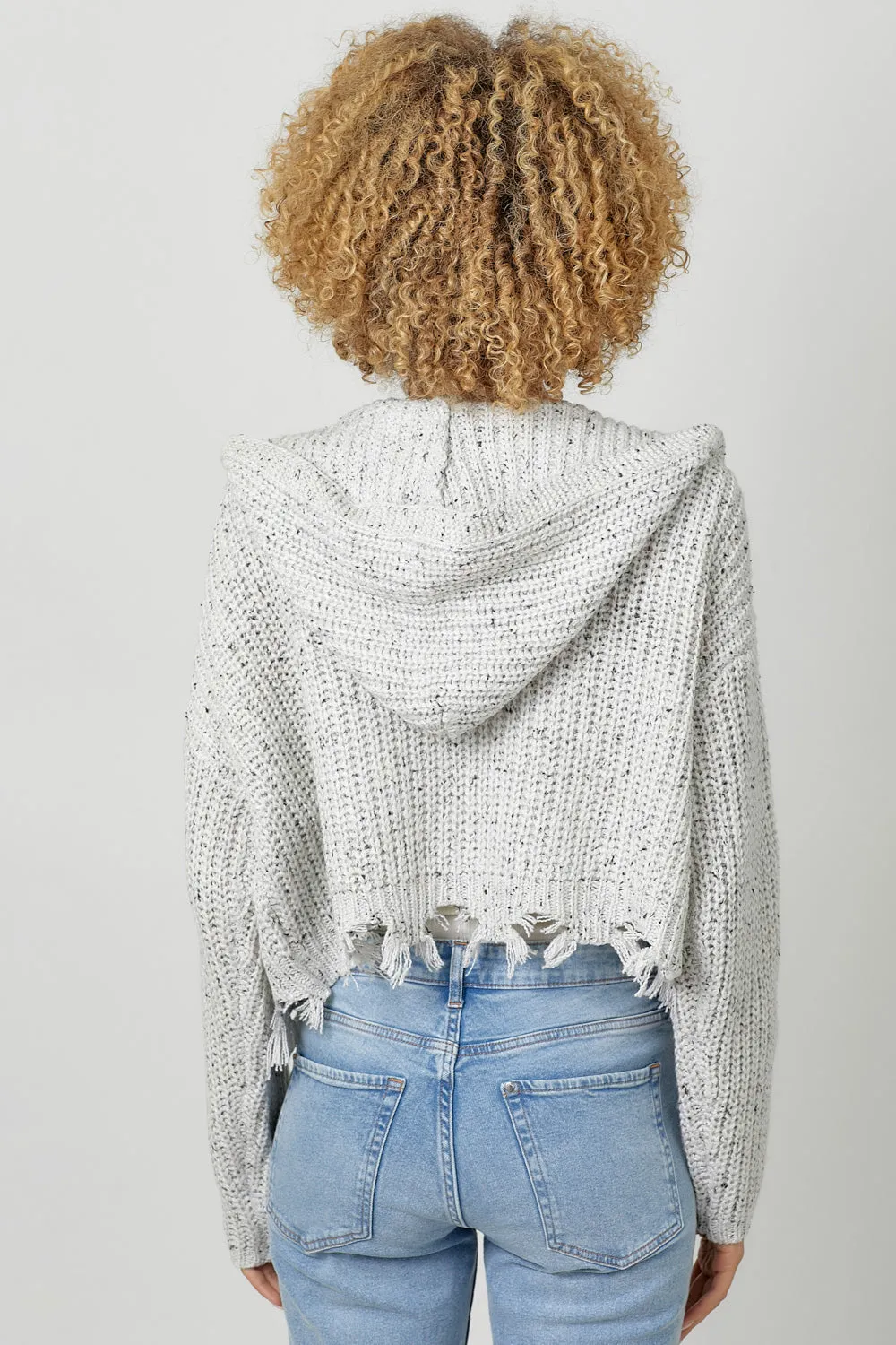 Laguna Distressed Zip-Up, Final SALE