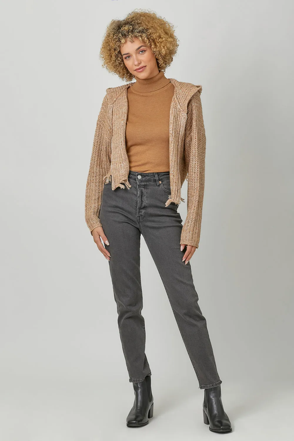 Laguna Distressed Zip-Up, Final SALE