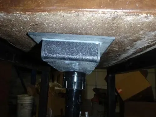 Linear Slot Drain Pan- Black ABS - CUSTOM MADE LENGTH