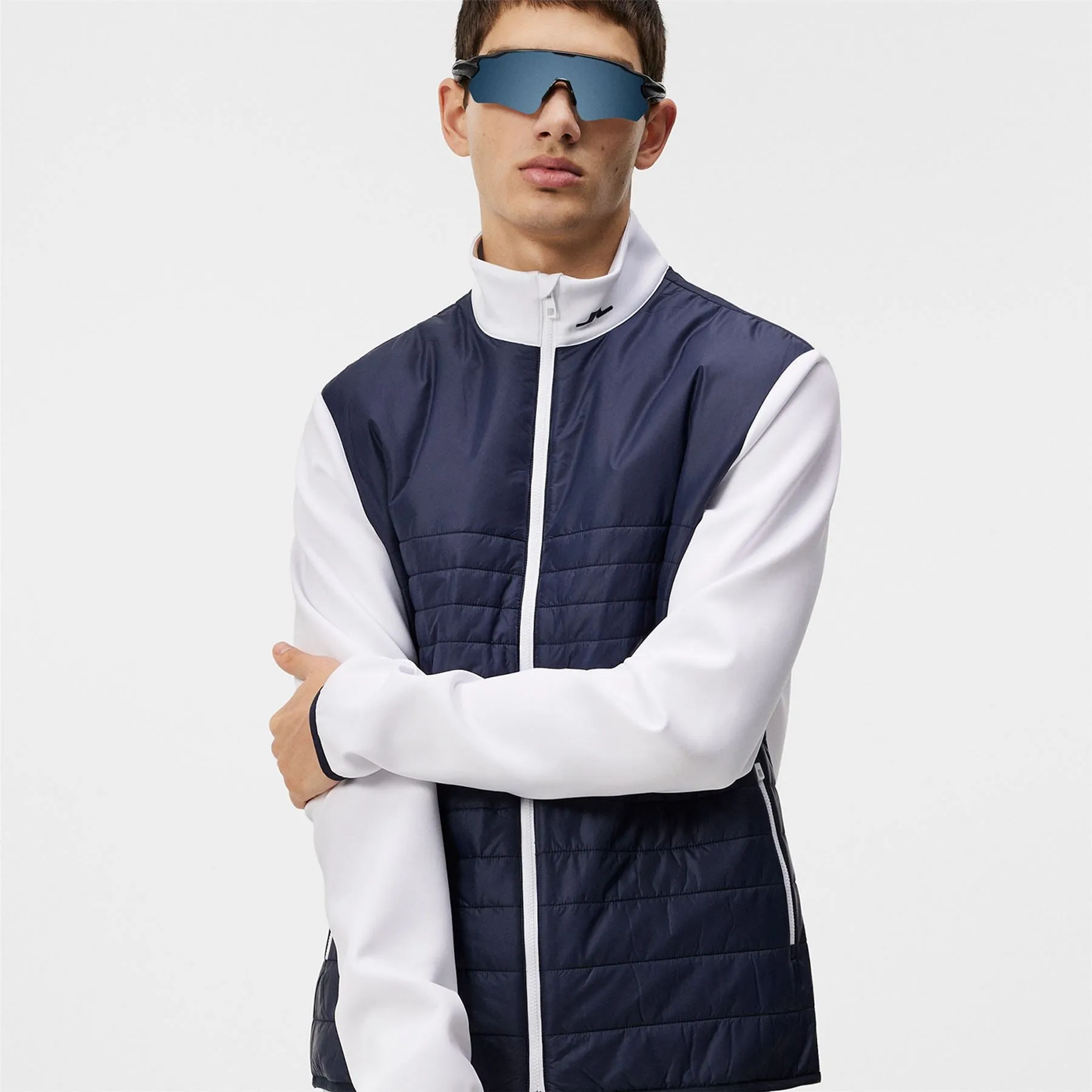 Martino LX Mid Quilted Hooded Hybrid Jacket JL Navy - SS24