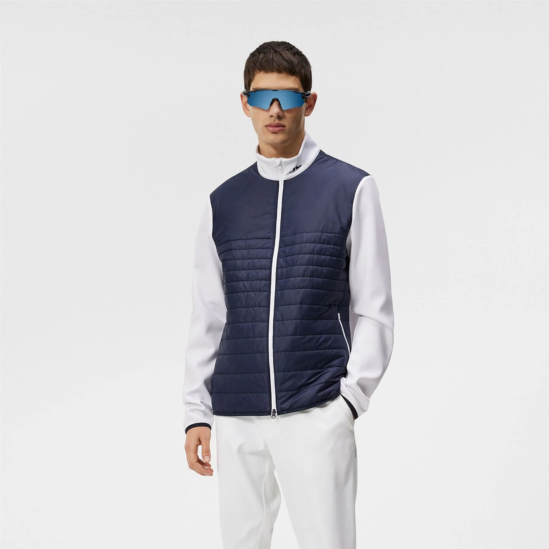 Martino LX Mid Quilted Hooded Hybrid Jacket JL Navy - SS24
