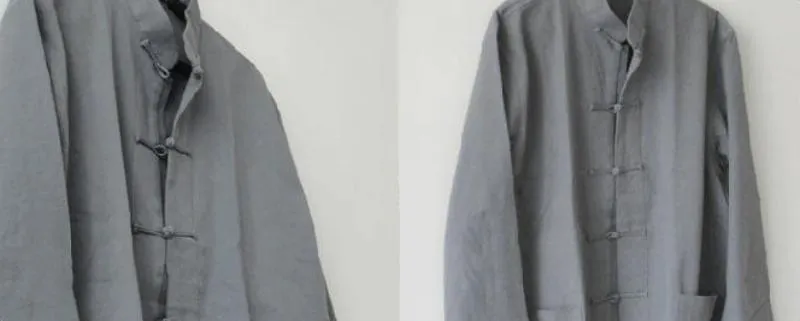 Men's Autumn Cotton Jacket With Chinese Collar