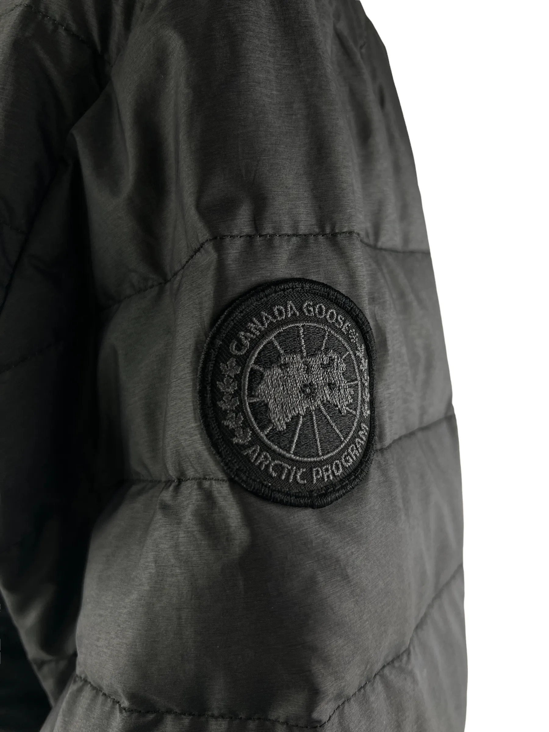 Mens Canada Goose Black Quilted Jacket - Medium