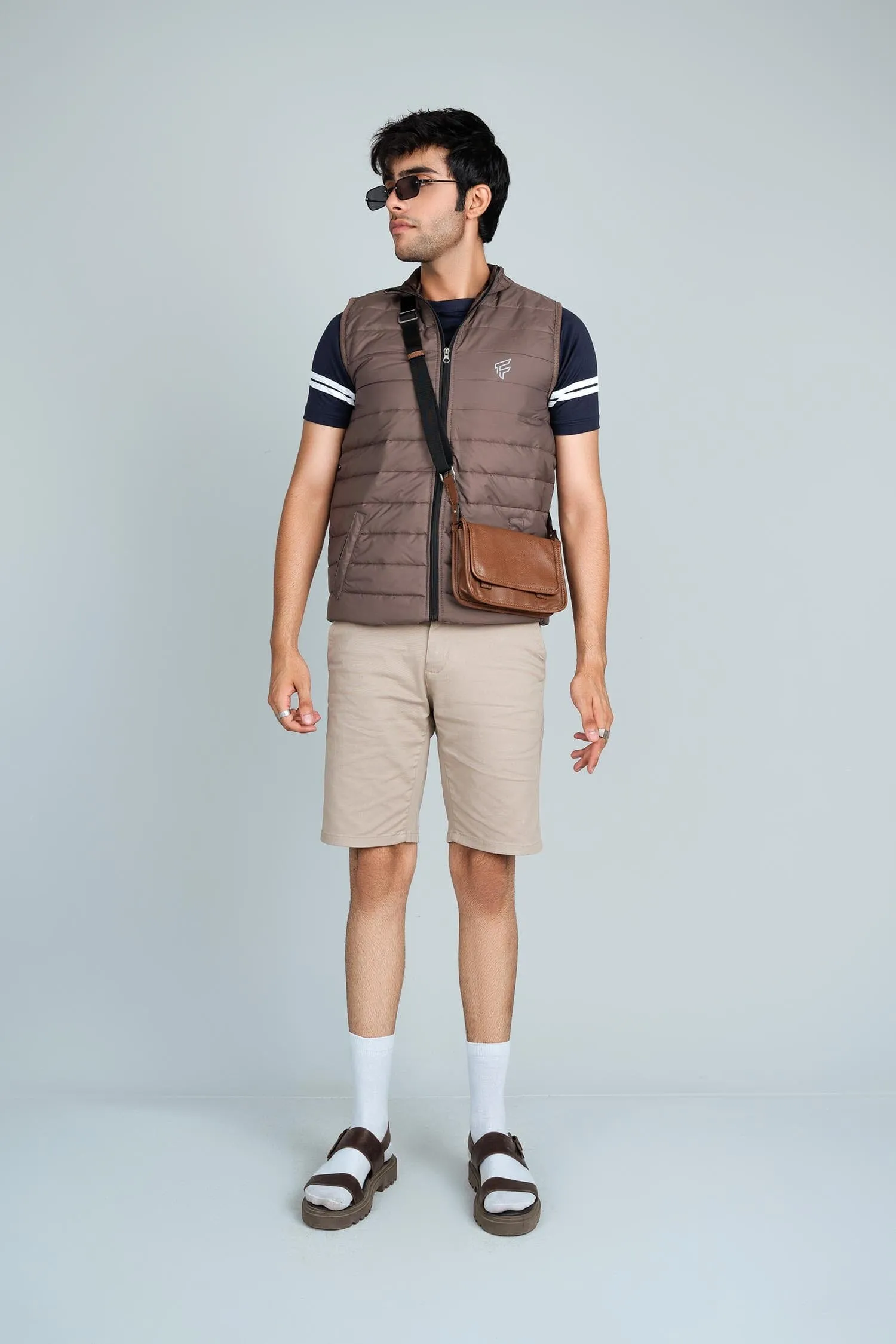 Men's F Printed Minor Fault Puffer Gilet