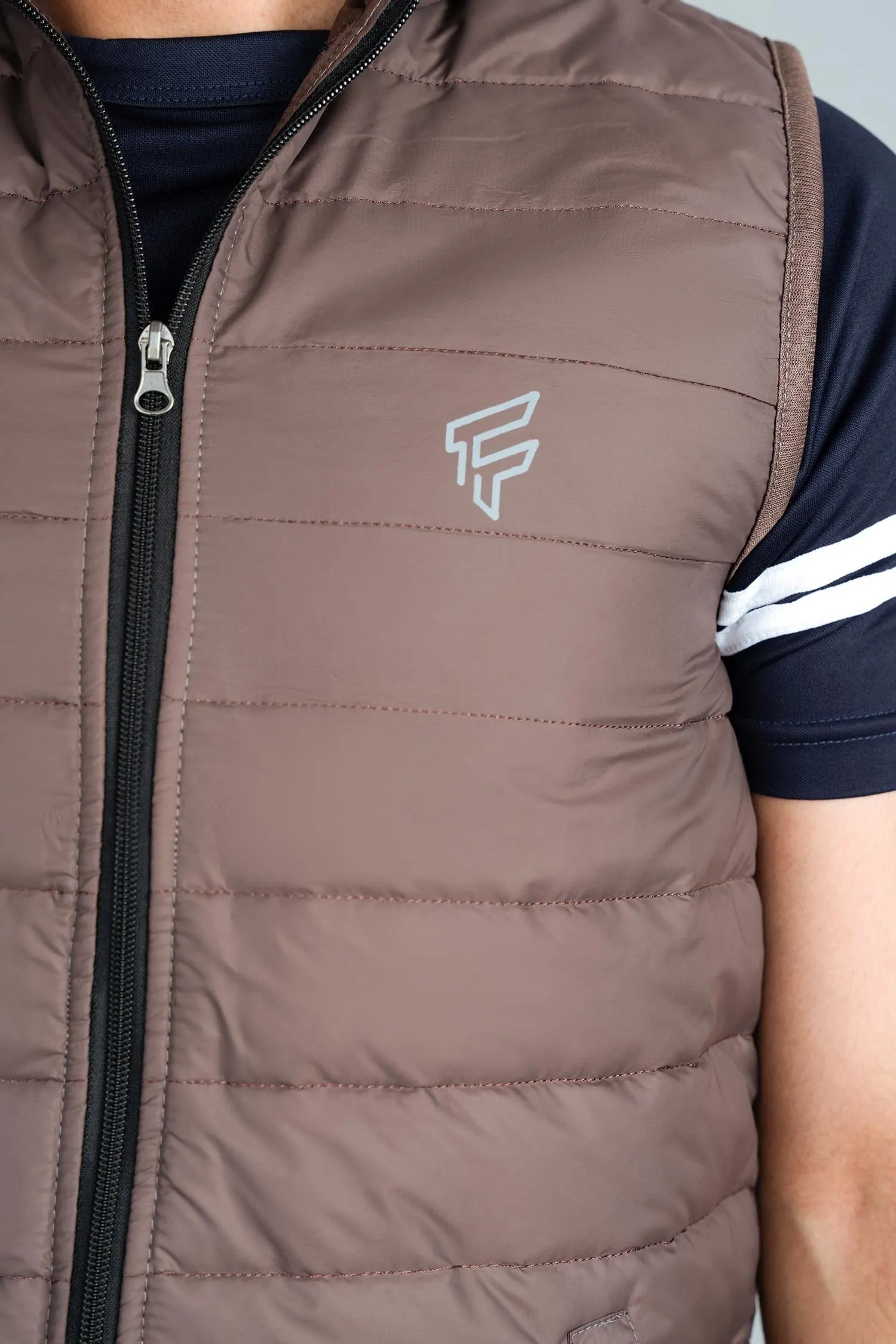 Men's F Printed Minor Fault Puffer Gilet
