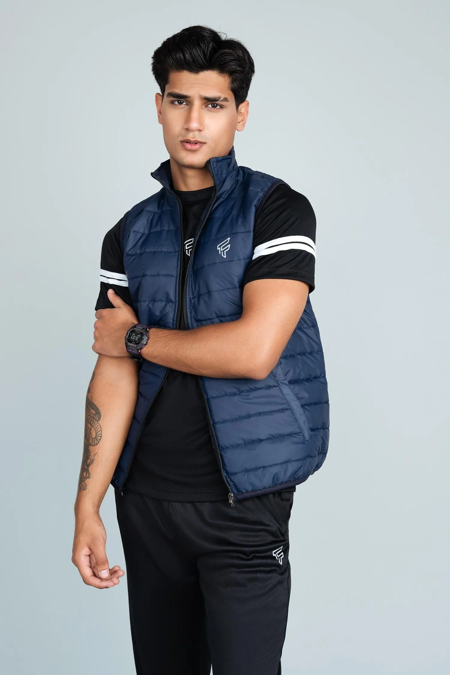 Men's F Printed Minor Fault Puffer Gilet
