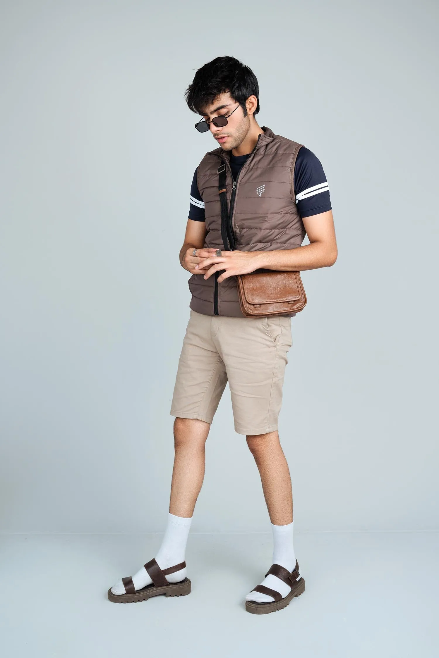 Men's F Printed Minor Fault Puffer Gilet